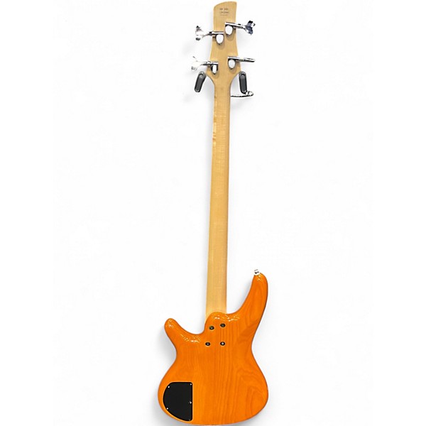 Used Ibanez SR390 Orange Electric Bass Guitar