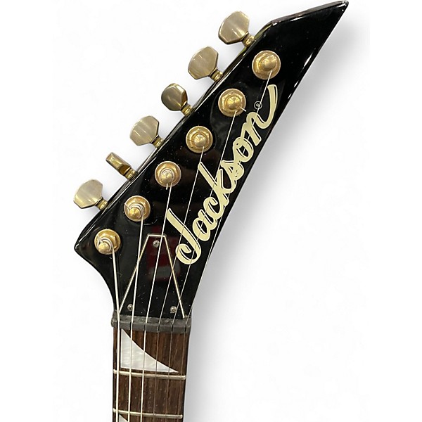 Used Jackson RR5 Randy Rhoads Black and Gold Solid Body Electric Guitar