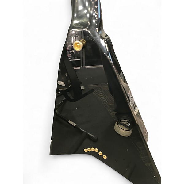 Used Jackson RR5 Randy Rhoads Black and Gold Solid Body Electric Guitar