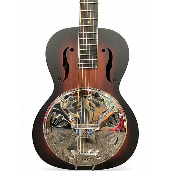 Used Gretsch Guitars G9220 Bobtail Round Neck 2 Color Sunburst Resonator Guitar