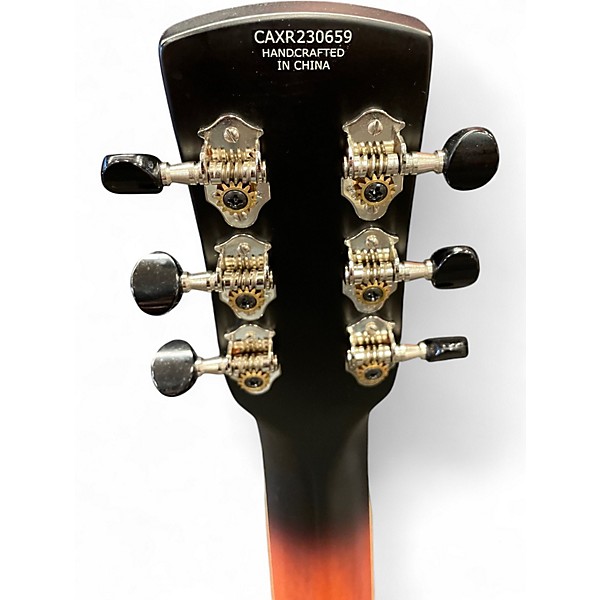 Used Gretsch Guitars G9220 Bobtail Round Neck 2 Color Sunburst Resonator Guitar