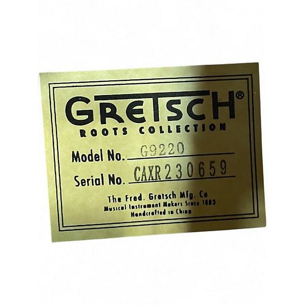 Used Gretsch Guitars G9220 Bobtail Round Neck 2 Color Sunburst Resonator Guitar