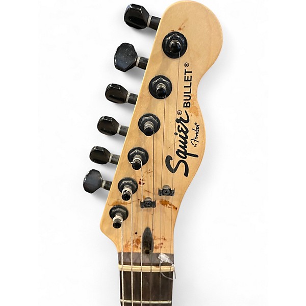 Used Squier Bullet Telecaster Metallic Orange Solid Body Electric Guitar