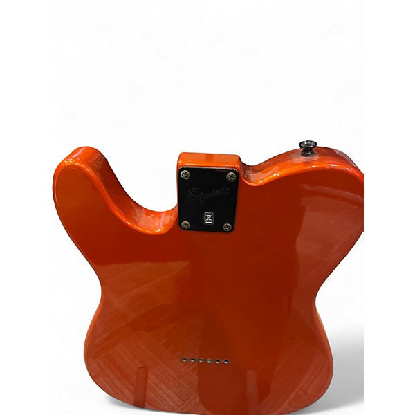 Used Squier Bullet Telecaster Metallic Orange Solid Body Electric Guitar