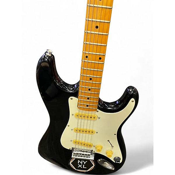 Used Hondo H77 Black Solid Body Electric Guitar