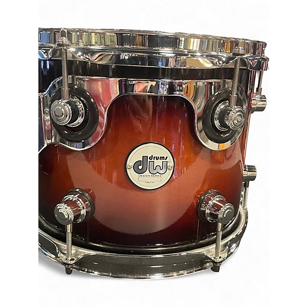 Used DW 4 Piece Design Series Tobacco Burst Drum Kit
