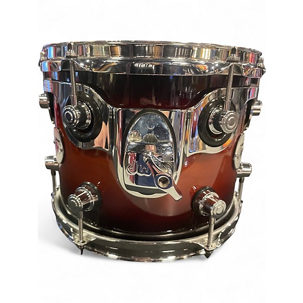 Used DW 4 Piece Design Series Tobacco Burst Drum Kit