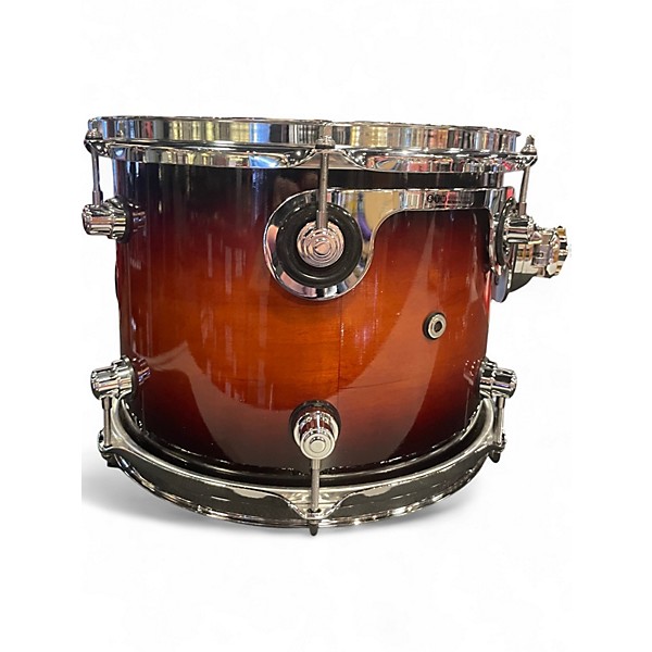 Used DW 4 Piece Design Series Tobacco Burst Drum Kit
