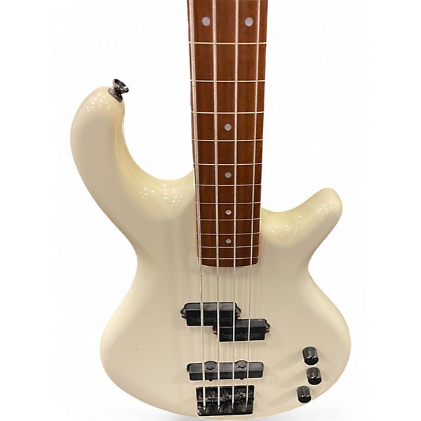 Used Pedulla S-IIF STD FRETLESS  WHITE Electric Bass Guitar