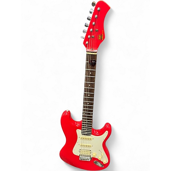 Used Hondo H77 Red Solid Body Electric Guitar