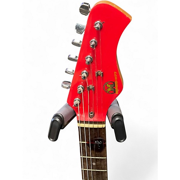 Used Hondo H77 Red Solid Body Electric Guitar