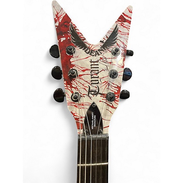 Used Dean Michael Amott Tyrant X SPLATTER Solid Body Electric Guitar