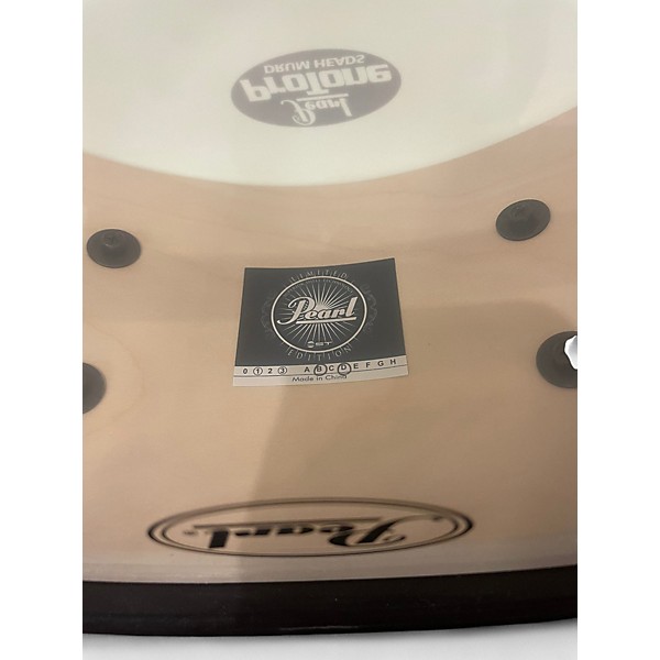 Used Pearl 5.5X14.5 LIMITED EDITION VISION Black Drum