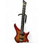 Used Goc Materia Sunset Coral Burst Solid Body Electric Guitar