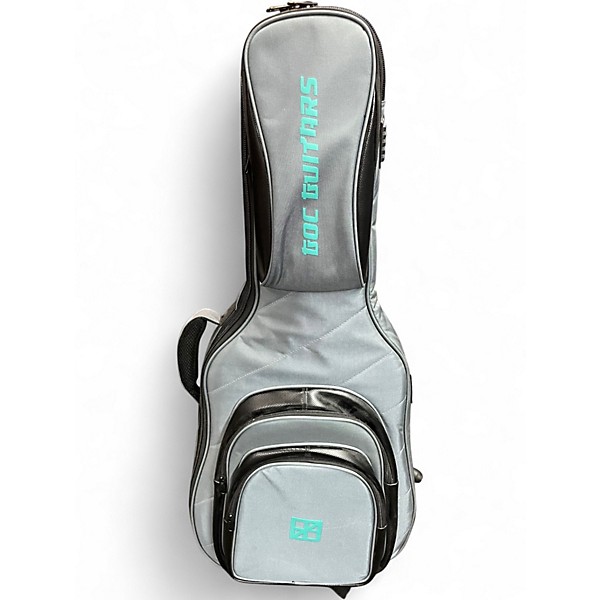 Used Goc Materia Sunset Coral Burst Solid Body Electric Guitar