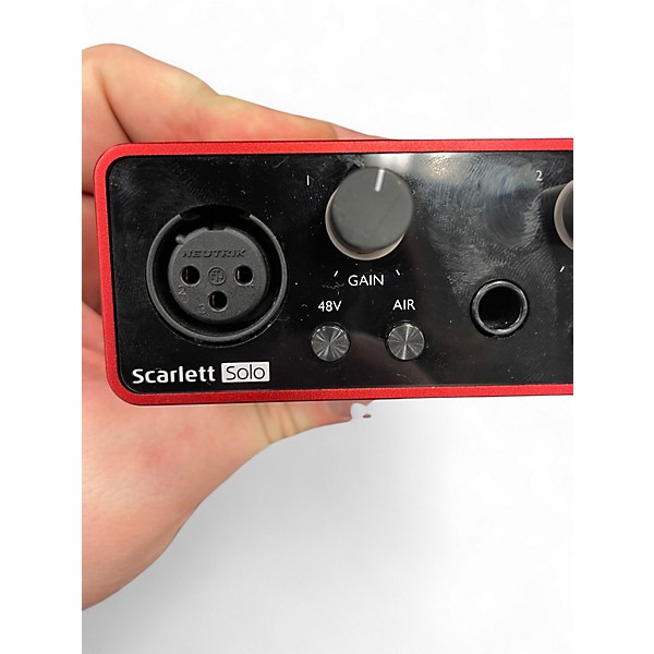 Used Focusrite Scarlett Solo Audio Interface