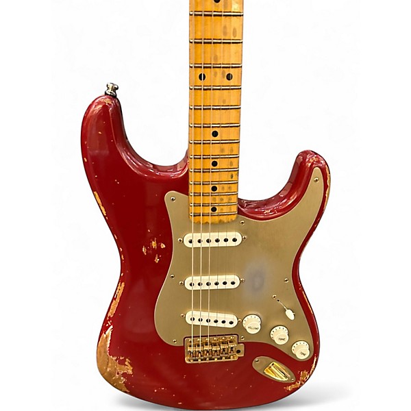 Used 2014 Fender Custom Shop 60th Anniversary 1954 Stratocaster Dakota Red Solid Body Electric Guitar