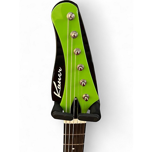 Used Kauer Guitars Banshee Deluxe Green Burst Solid Body Electric Guitar
