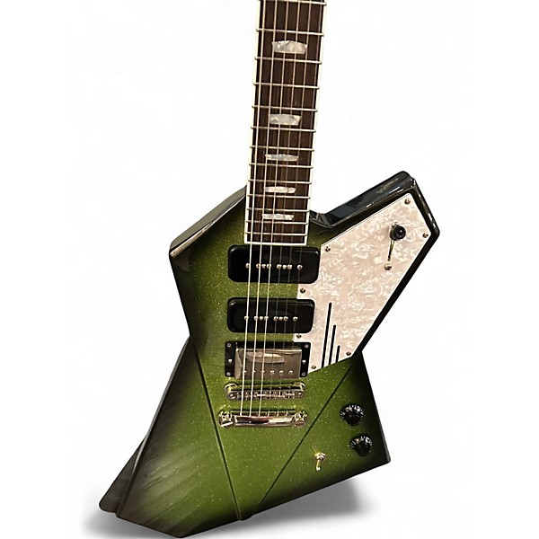 Used Kauer Guitars Gripen Green Flake Burst Solid Body Electric Guitar