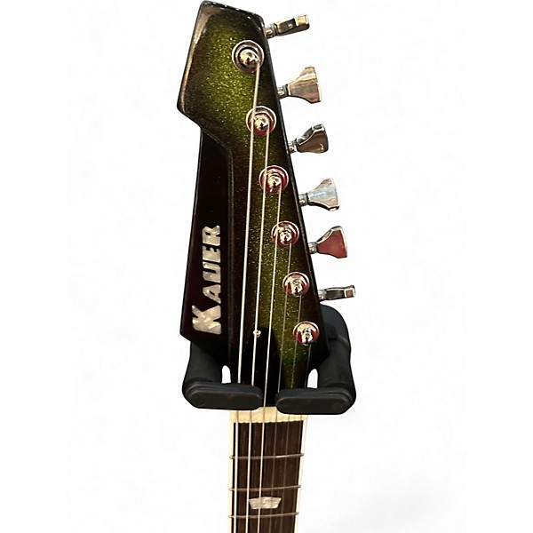 Used Kauer Guitars Gripen Green Flake Burst Solid Body Electric Guitar