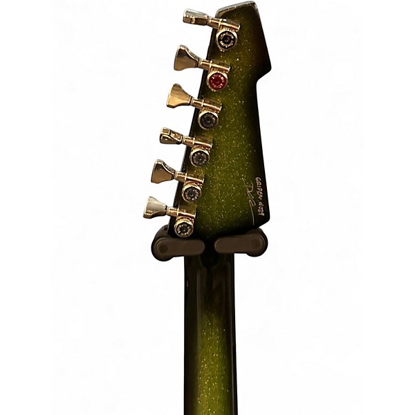 Used Kauer Guitars Gripen Green Flake Burst Solid Body Electric Guitar