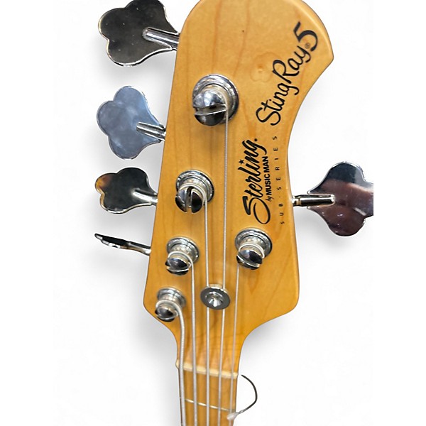 Used Sterling by Music Man Ray5 5 String Black Electric Bass Guitar