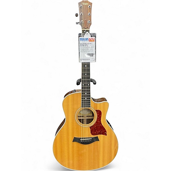 Used Taylor 416CE-LTD Natural Acoustic Electric Guitar