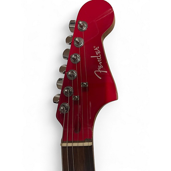 Used Fender Toronado Candy Apple Red Solid Body Electric Guitar