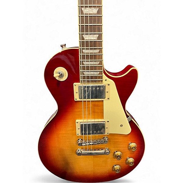 Used Epiphone Les Paul Standard 50s Cherry Sunburst Solid Body Electric Guitar