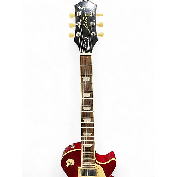 Used Epiphone Les Paul Standard 50s Cherry Sunburst Solid Body Electric Guitar