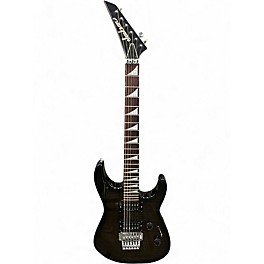 Used Jackson MIJ DX10D Trans Black Solid Body Electric Guitar
