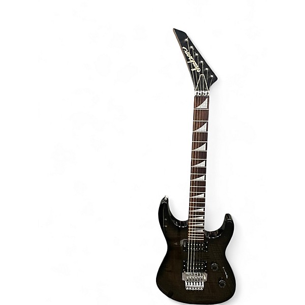 Used Jackson MIJ DX10D Trans Black Solid Body Electric Guitar