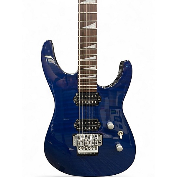 Used Jackson MIJ DK2 Trans Blue Solid Body Electric Guitar