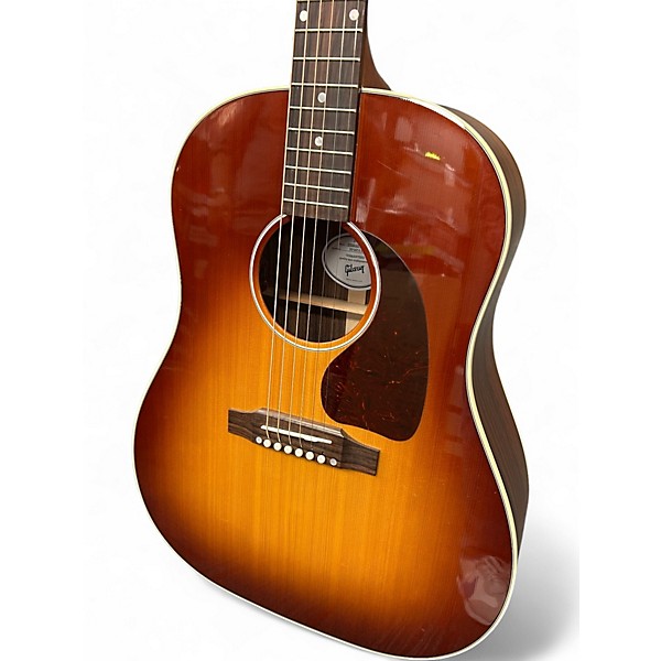 Used Gibson J45 Studio Cherry Sunburst Acoustic Electric Guitar