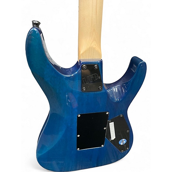 Used ESP MH203 Blue Solid Body Electric Guitar