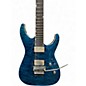 Used ESP LTD MH1000 Deluxe Blue Solid Body Electric Guitar