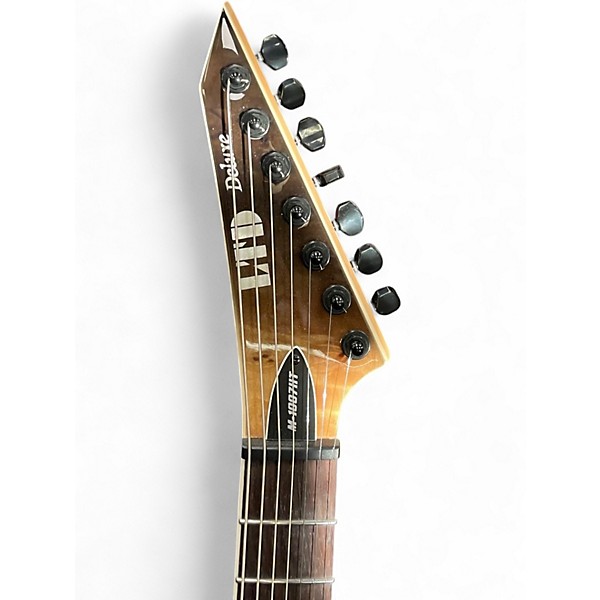 Used ESP LTD M1007HT black to natural fade Solid Body Electric Guitar