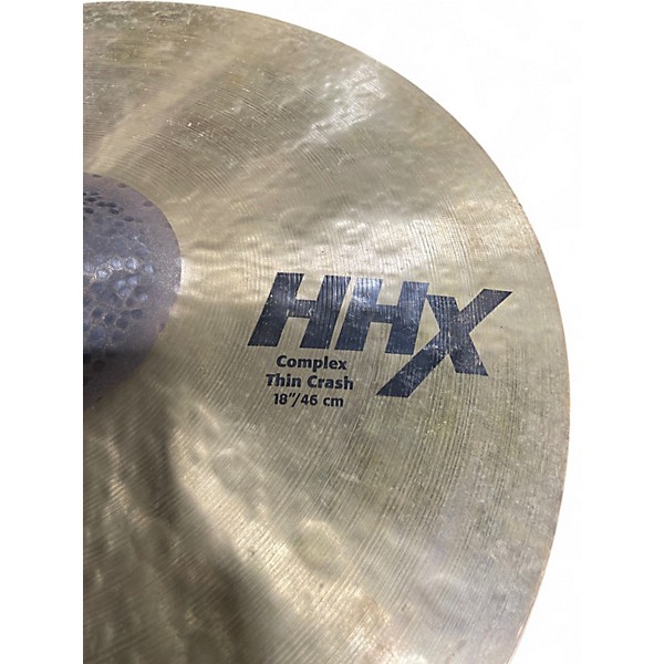 Used SABIAN 18in HHX Complex Thin Crash Cymbal