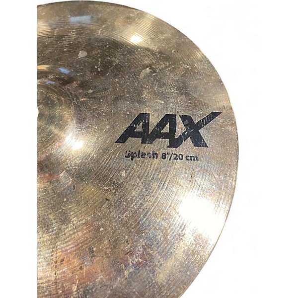 Used SABIAN 8in AAX Splash Brilliant Cymbal