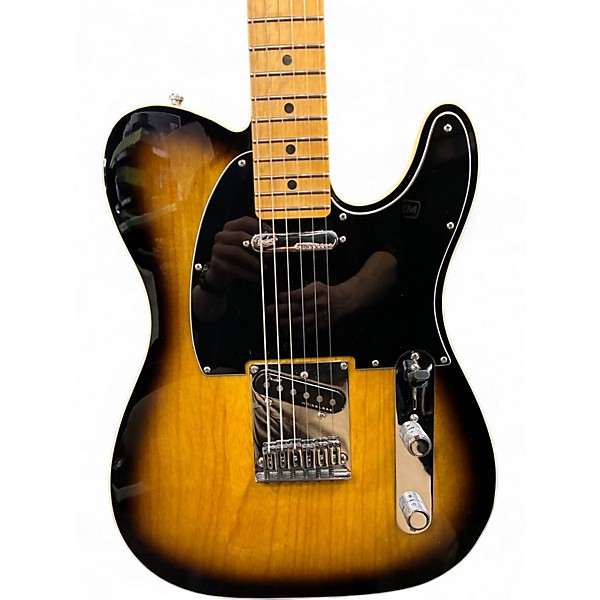 Used Fender American Ultra Luxe Telecaster Vintage Sunburst Solid Body Electric Guitar