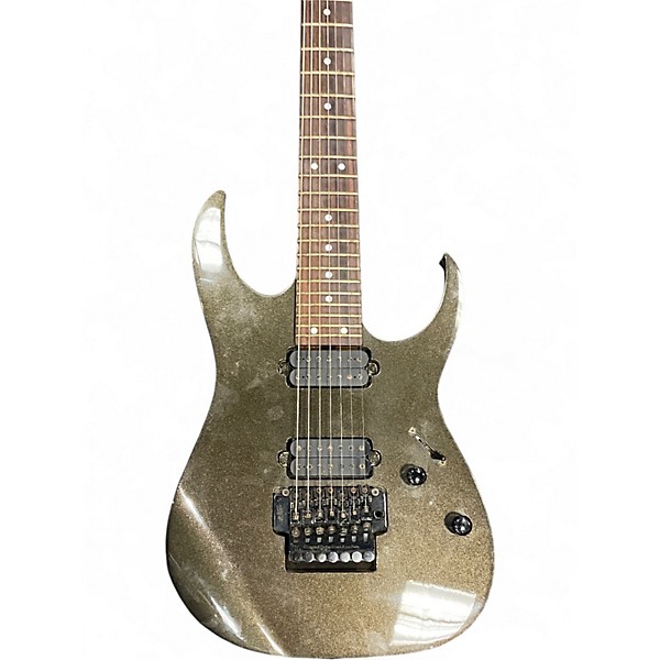 Used Ibanez rg7420 BLACK SPARKLE Solid Body Electric Guitar