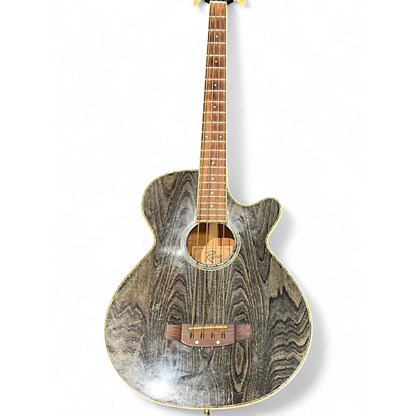 Used Rogue AB304 WALNUT Acoustic Bass Guitar