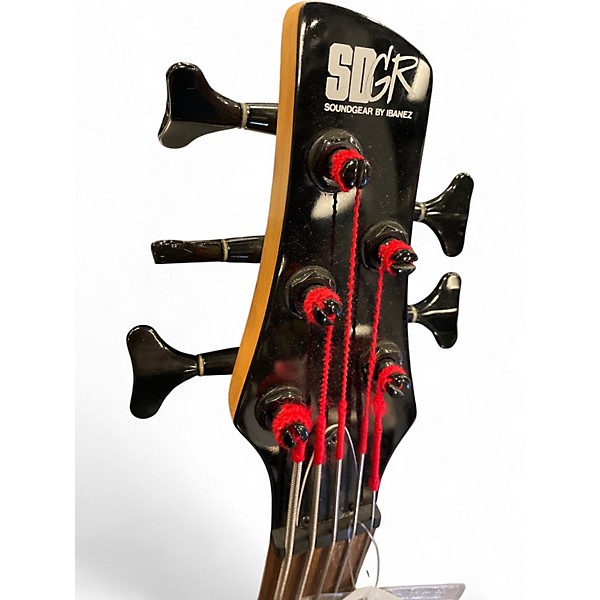 Used Ibanez SR505 FL Fretless 5 String Black Electric Bass Guitar