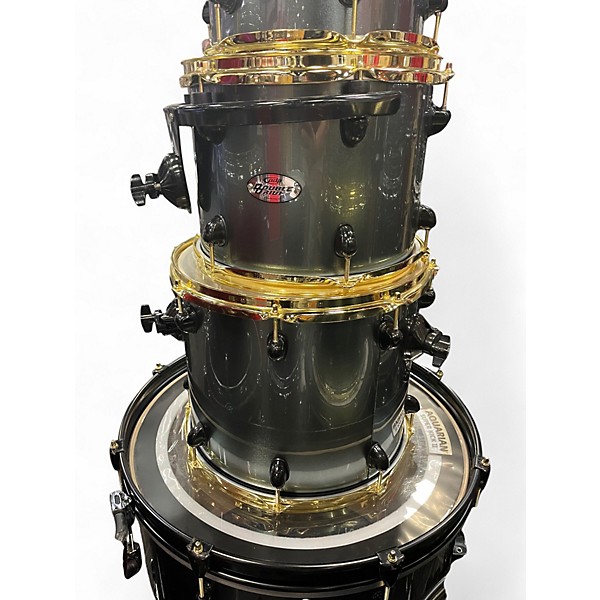 Used PDP by DW 8 Piece Double Drive Metallic Gray Drum Kit