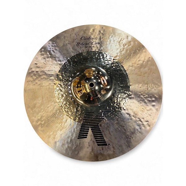 Used Zildjian 16in K Custom Hybrid Crash Cymbal