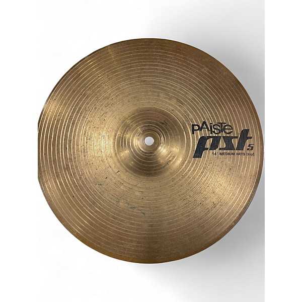 Used Paiste 14in PST5 Hi Hat Pair Cymbal
