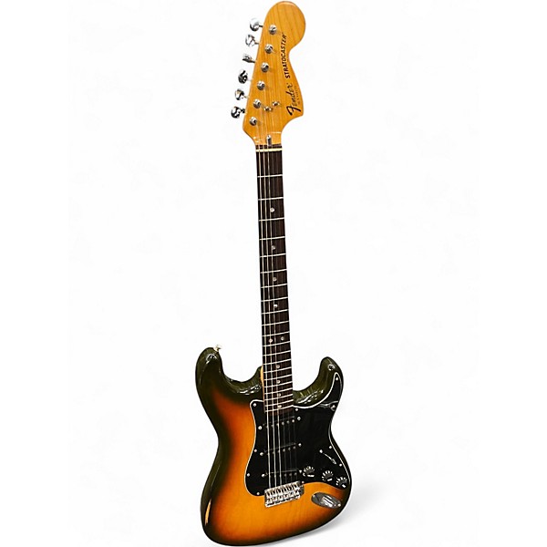 Vintage 1979 Fender STRATOCASTER 3 Color Sunburst Solid Body Electric Guitar