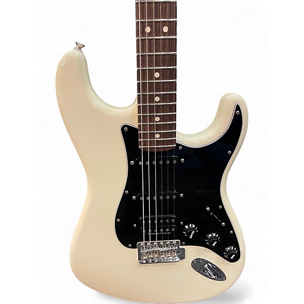 Used 2014 Fender LTD Edition American Special Stratocaster HSS 60th Anniversa Olympic White Solid Body Electric Guitar