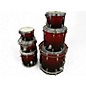 Used Gretsch Drums 6 Piece Renown Red to Black Fade Drum Kit thumbnail