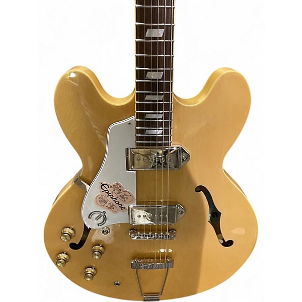 Used Epiphone Casino Left Handed Left Handed Hollow Body Electric Guitar